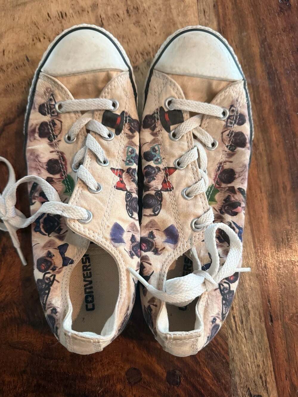 Converse Chuck Taylor All Star Pug Print Low Top Sneakers